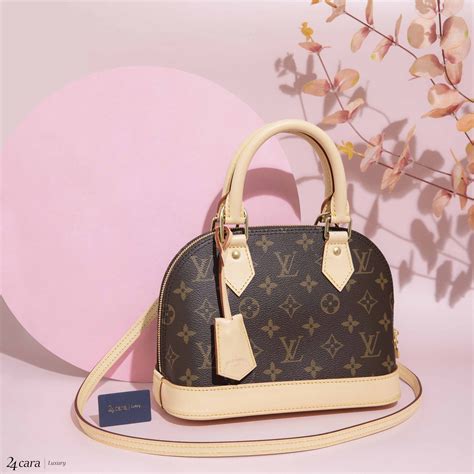 louis vuitton alma bag monogram